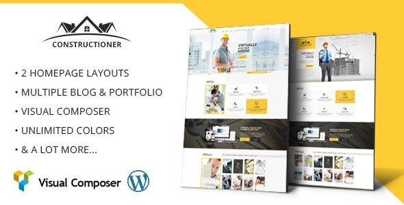 Constructioner Preview Wordpress Theme - Rating, Reviews, Preview, Demo & Download