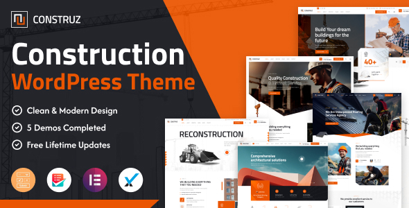 Construz Preview Wordpress Theme - Rating, Reviews, Preview, Demo & Download