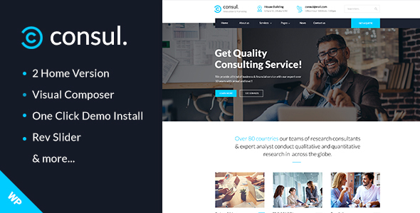 Consul Preview Wordpress Theme - Rating, Reviews, Preview, Demo & Download