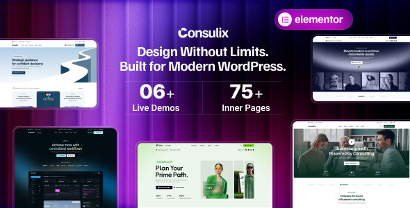 Consulix Preview Wordpress Theme - Rating, Reviews, Preview, Demo & Download