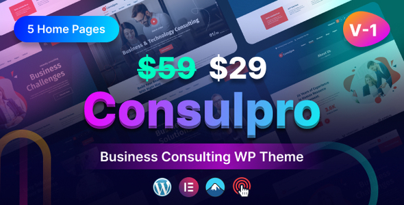 Consulpro Preview Wordpress Theme - Rating, Reviews, Preview, Demo & Download