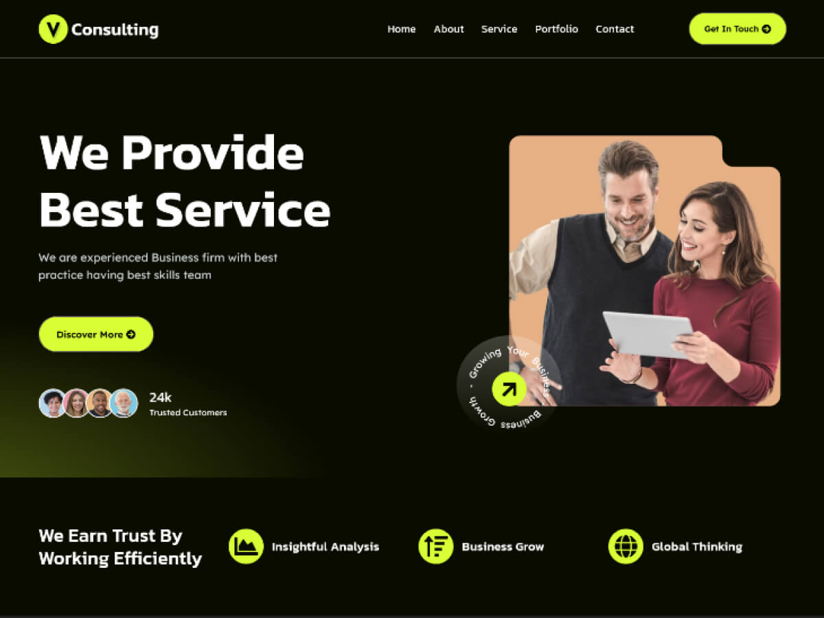 Consult Element Preview Wordpress Theme - Rating, Reviews, Preview, Demo & Download