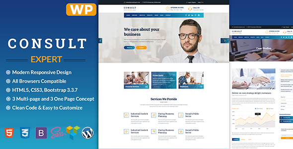 Consult Expert Preview Wordpress Theme - Rating, Reviews, Preview, Demo & Download