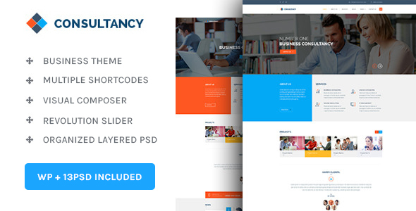 Consultancy Preview Wordpress Theme - Rating, Reviews, Preview, Demo & Download