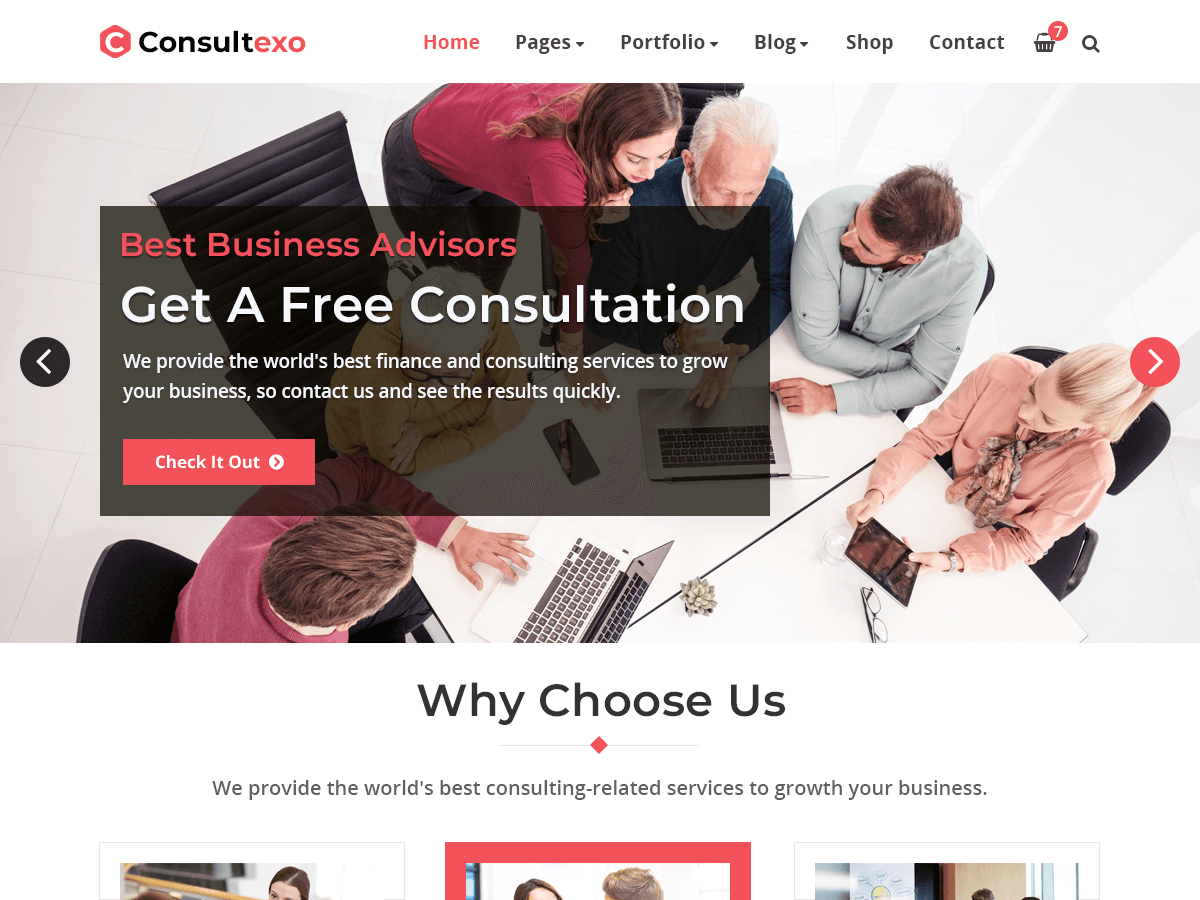 Consultexo Preview Wordpress Theme - Rating, Reviews, Preview, Demo & Download
