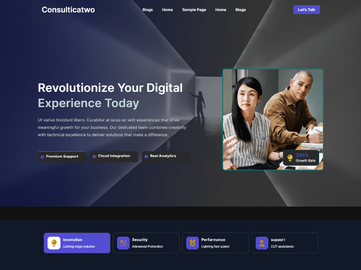 Consulticatwo Preview Wordpress Theme - Rating, Reviews, Preview, Demo & Download