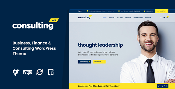 Consulting Preview Wordpress Theme - Rating, Reviews, Preview, Demo & Download