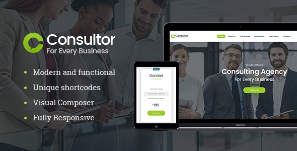 Consultor Preview Wordpress Theme - Rating, Reviews, Preview, Demo & Download
