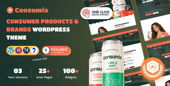 Consumix Preview Wordpress Theme - Rating, Reviews, Preview, Demo & Download