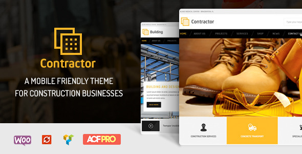 Contractor Preview Wordpress Theme - Rating, Reviews, Preview, Demo & Download