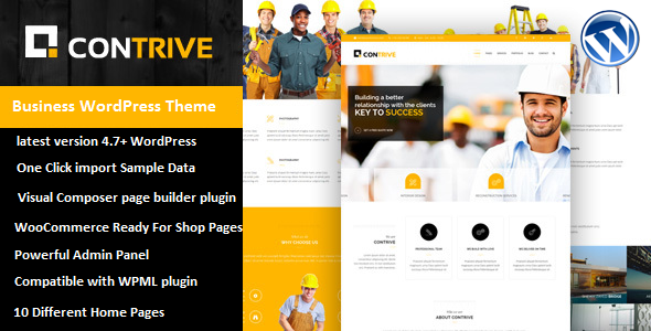 Contrive Preview Wordpress Theme - Rating, Reviews, Preview, Demo & Download