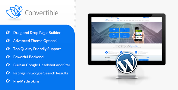 Convertible Preview Wordpress Theme - Rating, Reviews, Preview, Demo & Download