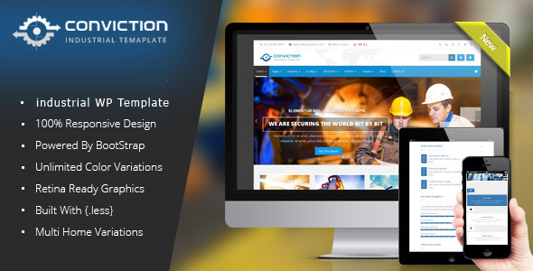 Conviction Preview Wordpress Theme - Rating, Reviews, Preview, Demo & Download