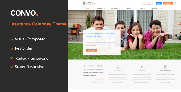 Convo Preview Wordpress Theme - Rating, Reviews, Preview, Demo & Download