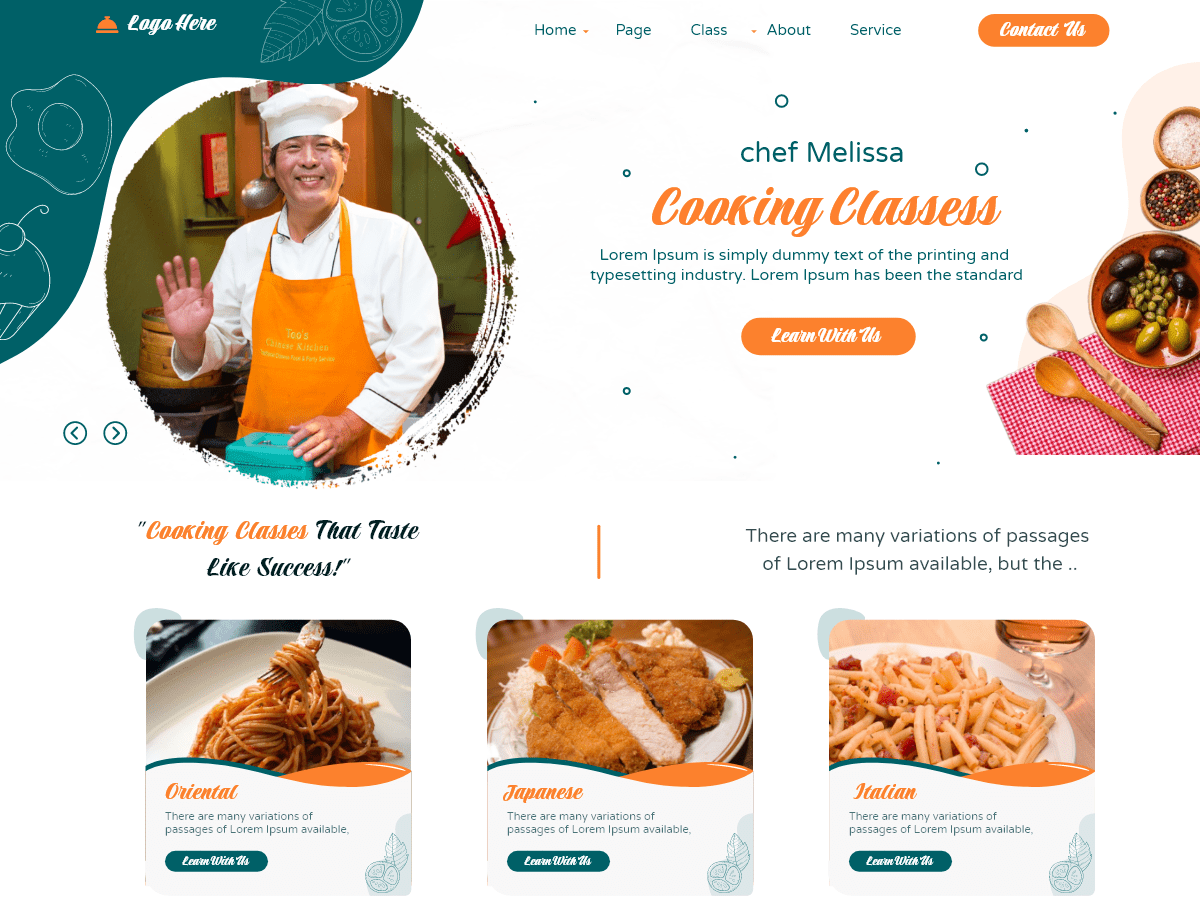 Cooking Master Preview Wordpress Theme - Rating, Reviews, Preview, Demo & Download