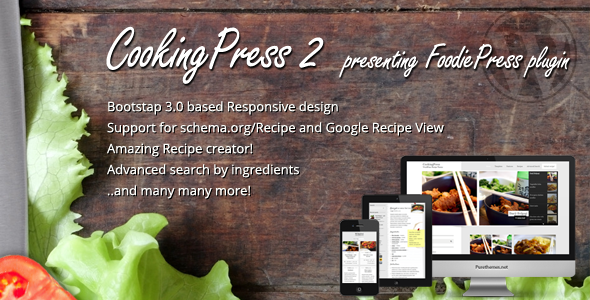 CookingPress Preview Wordpress Theme - Rating, Reviews, Preview, Demo & Download
