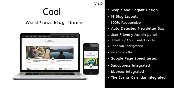 Cool Preview Wordpress Theme - Rating, Reviews, Preview, Demo & Download