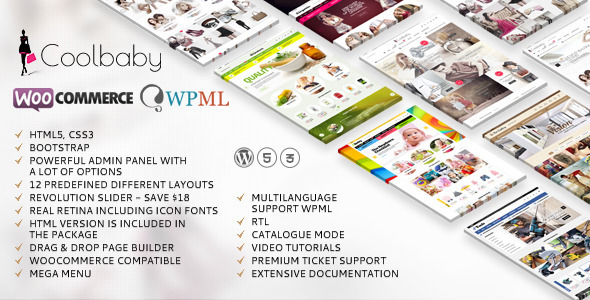 Coolbaby Preview Wordpress Theme - Rating, Reviews, Preview, Demo & Download
