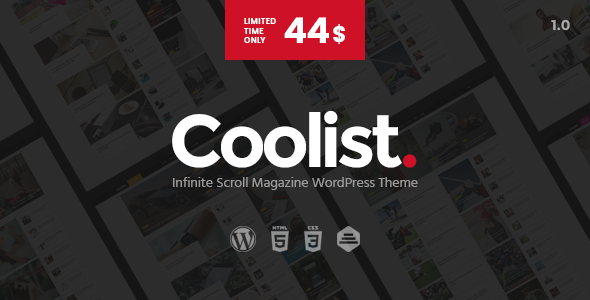 Coolist Preview Wordpress Theme - Rating, Reviews, Preview, Demo & Download
