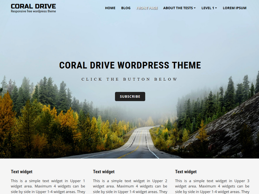 Coral Drive Preview Wordpress Theme - Rating, Reviews, Preview, Demo & Download