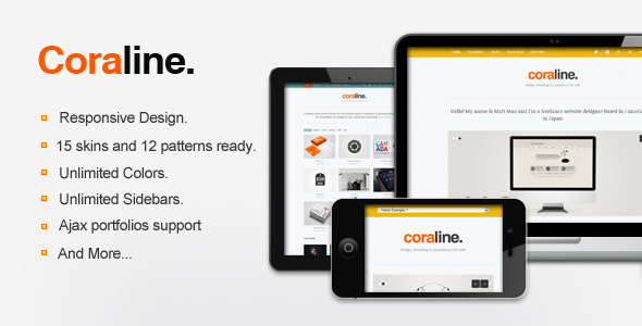 Coraline Ajax Preview Wordpress Theme - Rating, Reviews, Preview, Demo & Download