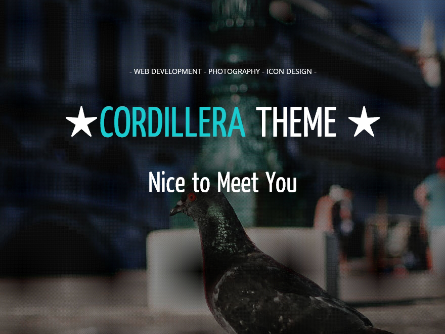 Cordillera Preview Wordpress Theme - Rating, Reviews, Preview, Demo & Download