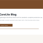 CoreLite Blog