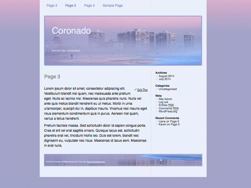 Coronado Preview Wordpress Theme - Rating, Reviews, Preview, Demo & Download
