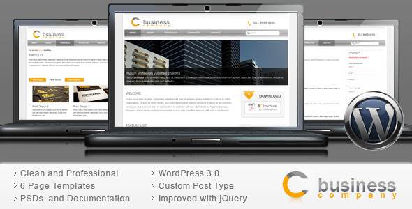 Corporate Business Preview Wordpress Theme - Rating, Reviews, Preview, Demo & Download