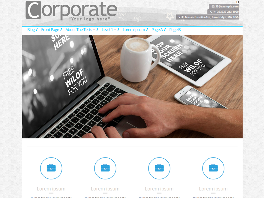 CorporateBusiness Preview Wordpress Theme - Rating, Reviews, Preview, Demo & Download