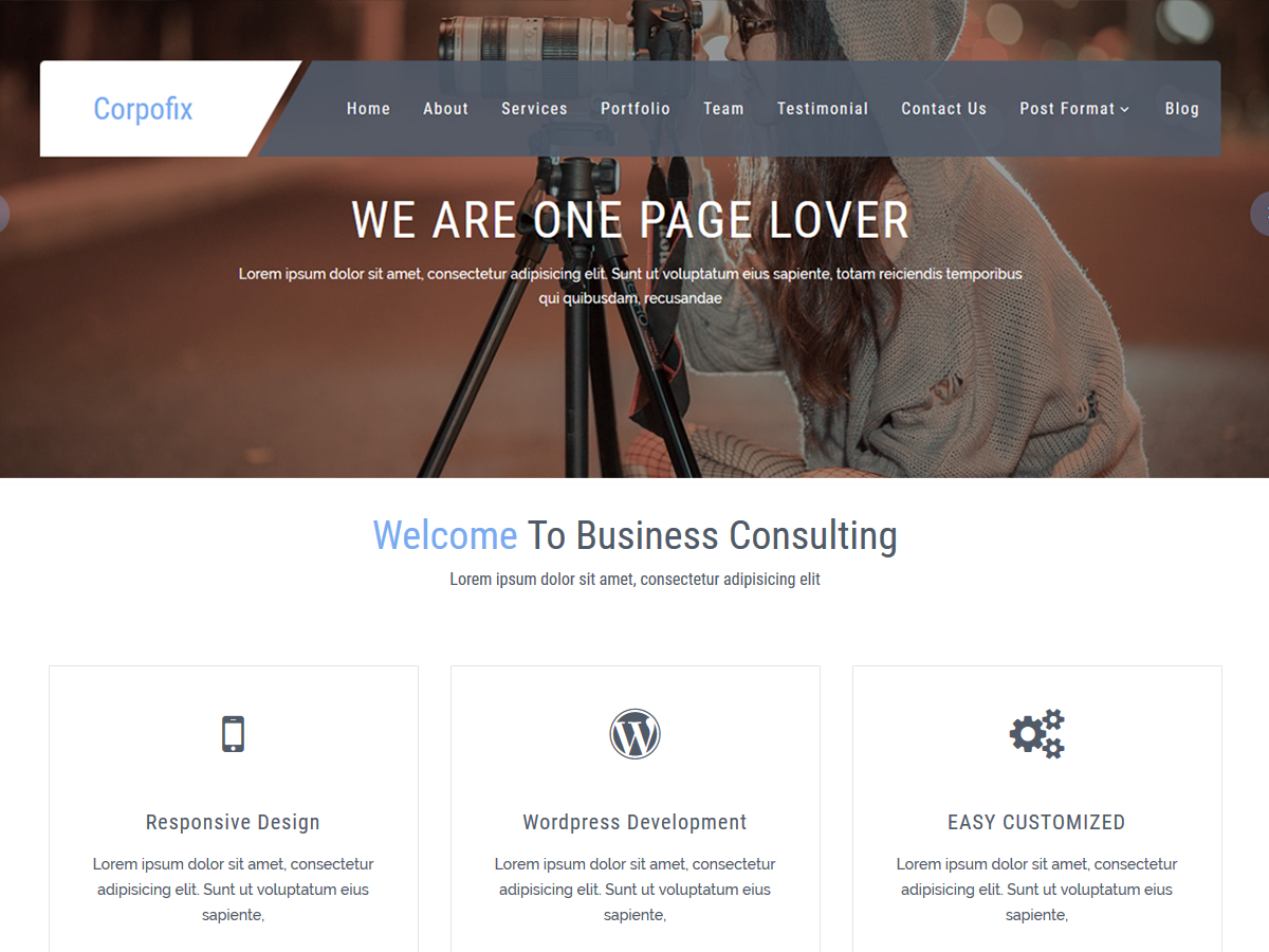 CorporateSource Preview Wordpress Theme - Rating, Reviews, Preview, Demo & Download