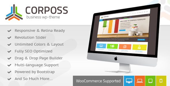 Corposs Preview Wordpress Theme - Rating, Reviews, Preview, Demo & Download