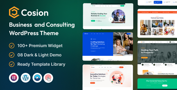 Cosion Preview Wordpress Theme - Rating, Reviews, Preview, Demo & Download