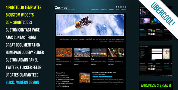 Cosmos Preview Wordpress Theme - Rating, Reviews, Preview, Demo & Download