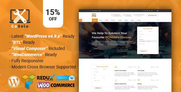 CoSolu Preview Wordpress Theme - Rating, Reviews, Preview, Demo & Download
