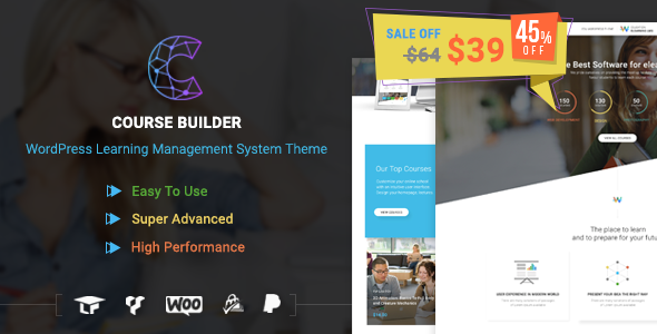 Course Builder Preview Wordpress Theme - Rating, Reviews, Preview, Demo & Download