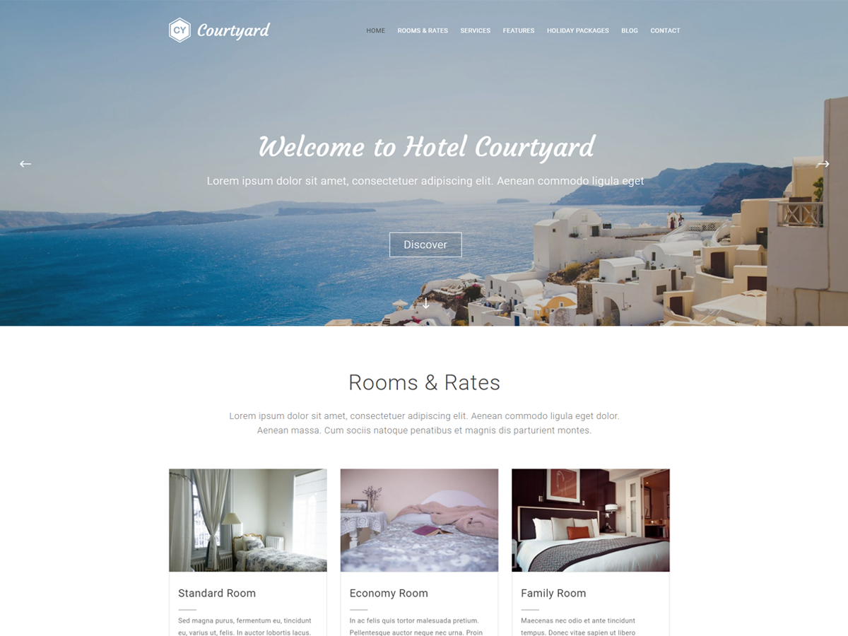Courtyard Preview Wordpress Theme - Rating, Reviews, Preview, Demo & Download