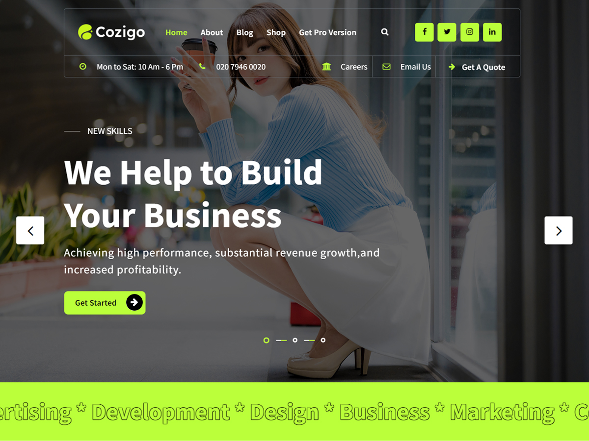Cozigo Preview Wordpress Theme - Rating, Reviews, Preview, Demo & Download
