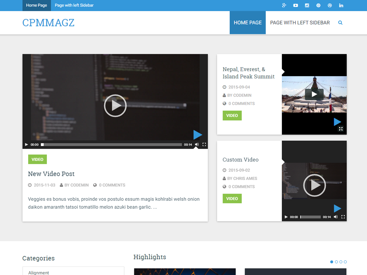 CPMmagz Preview Wordpress Theme - Rating, Reviews, Preview, Demo & Download