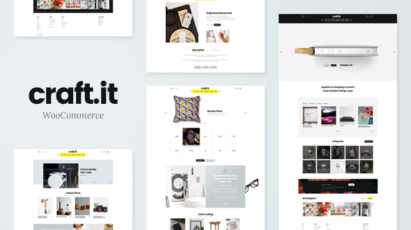 Craftit WooCommerce Preview Wordpress Theme - Rating, Reviews, Preview, Demo & Download