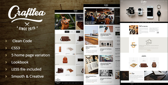 Craftlea Preview Wordpress Theme - Rating, Reviews, Preview, Demo & Download