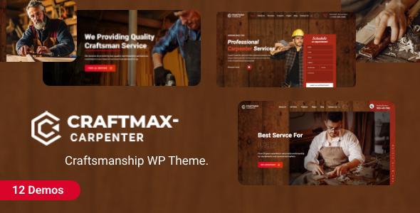 Craftmax Preview Wordpress Theme - Rating, Reviews, Preview, Demo & Download
