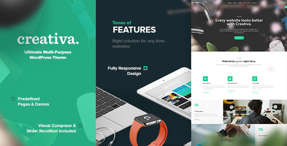 Creativa Preview Wordpress Theme - Rating, Reviews, Preview, Demo & Download