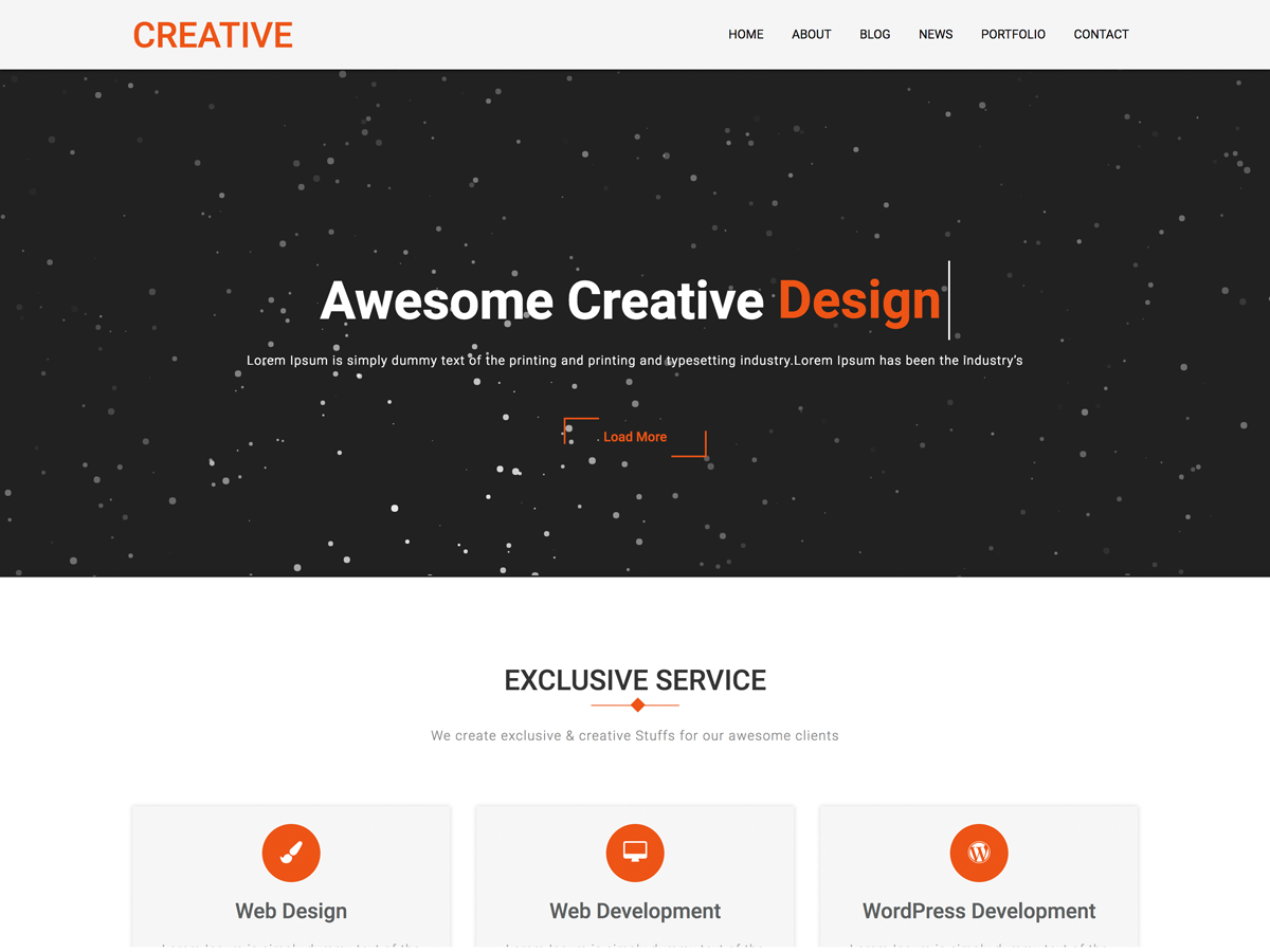 Creative Company Preview Wordpress Theme - Rating, Reviews, Preview, Demo & Download