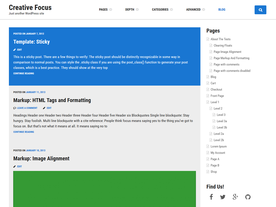 Creative Focus Preview Wordpress Theme - Rating, Reviews, Preview, Demo & Download