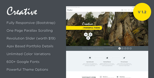 Creative Preview Wordpress Theme - Rating, Reviews, Preview, Demo & Download