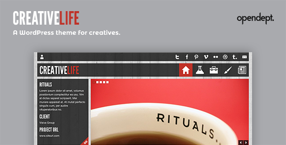 CreativeLife Preview Wordpress Theme - Rating, Reviews, Preview, Demo & Download