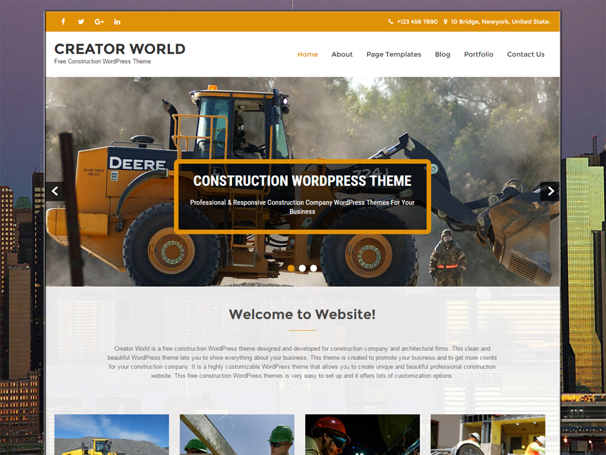 Creator World Preview Wordpress Theme - Rating, Reviews, Preview, Demo & Download
