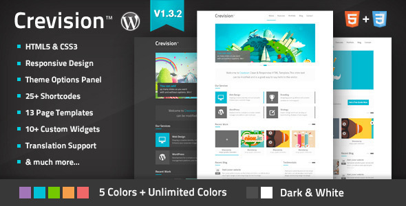 Crevision Preview Wordpress Theme - Rating, Reviews, Preview, Demo & Download