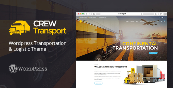Crewtransport Preview Wordpress Theme - Rating, Reviews, Preview, Demo & Download